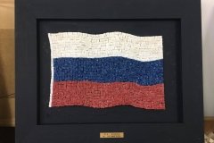 3D Russian Flag 25 x 16cm